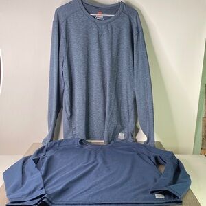 (2) Rugged Elements Men's Size 2XL Long Sleeve Crew Neck - 1394